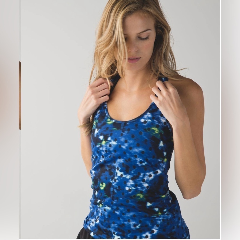 Lululemon Cool Racerback Tank Top - Saphire Blue